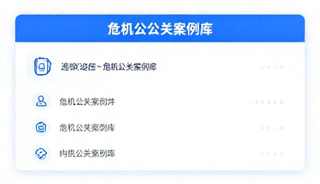 澄清危机公关指导适用情况与限制